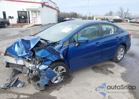 2014 Honda Civic Lx из США, поврежденный, VIN 19XFB2F57EE257836